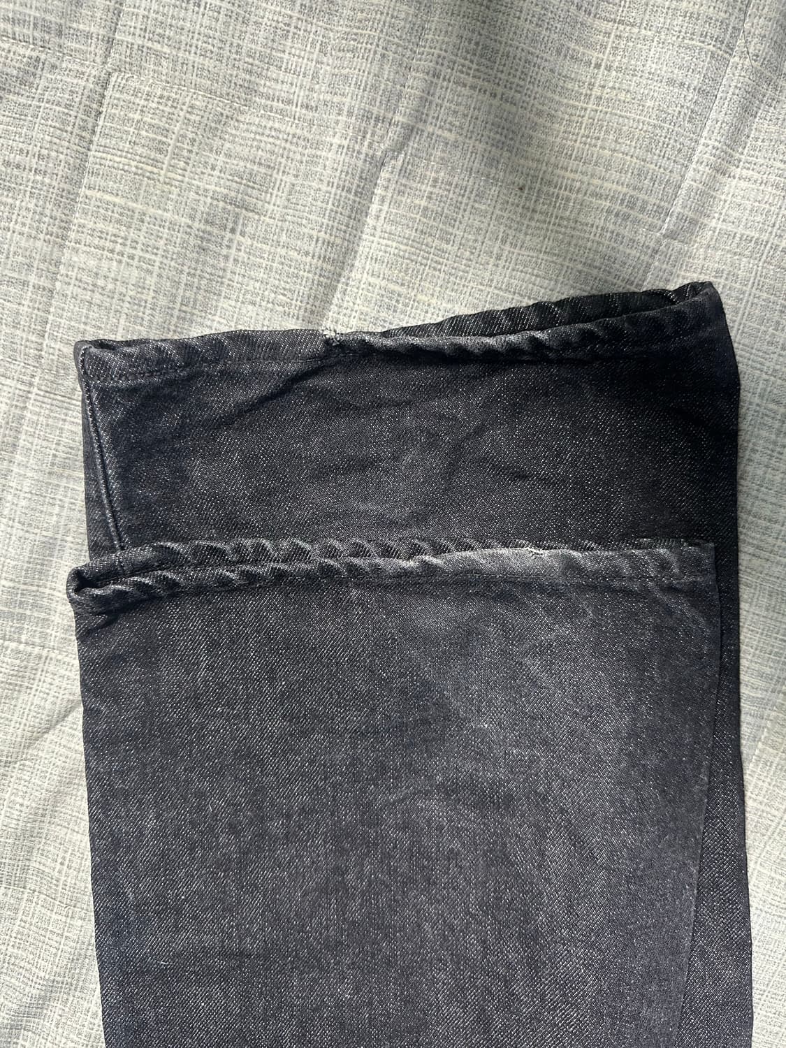 캐피탈 14oz 블랙데님 몽키TH진(지퍼버전) 32 상품이미지5