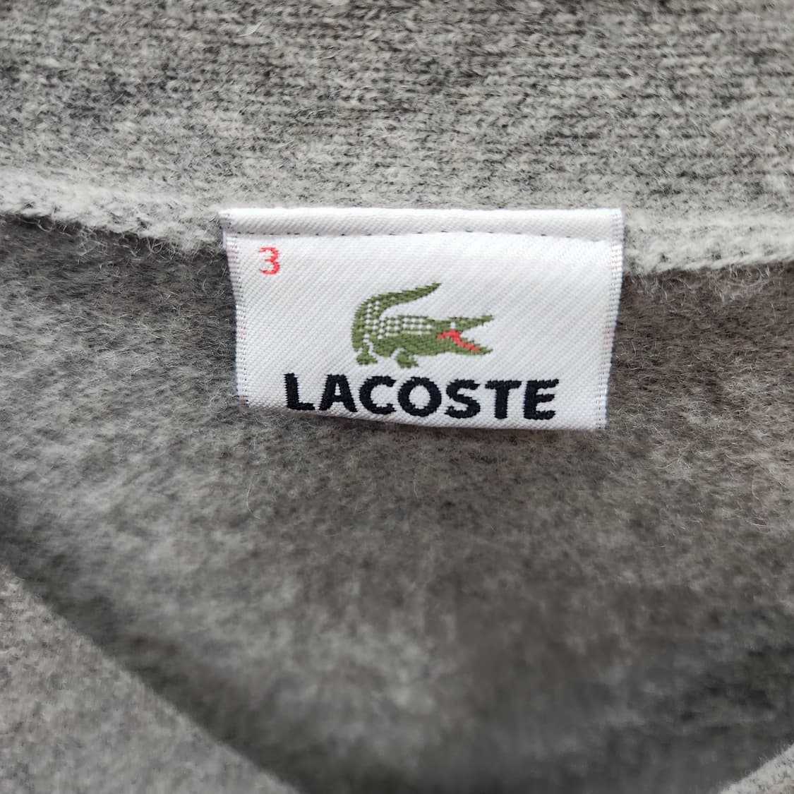 라코스테 로고 울 가디건 3(S) 상품이미지5