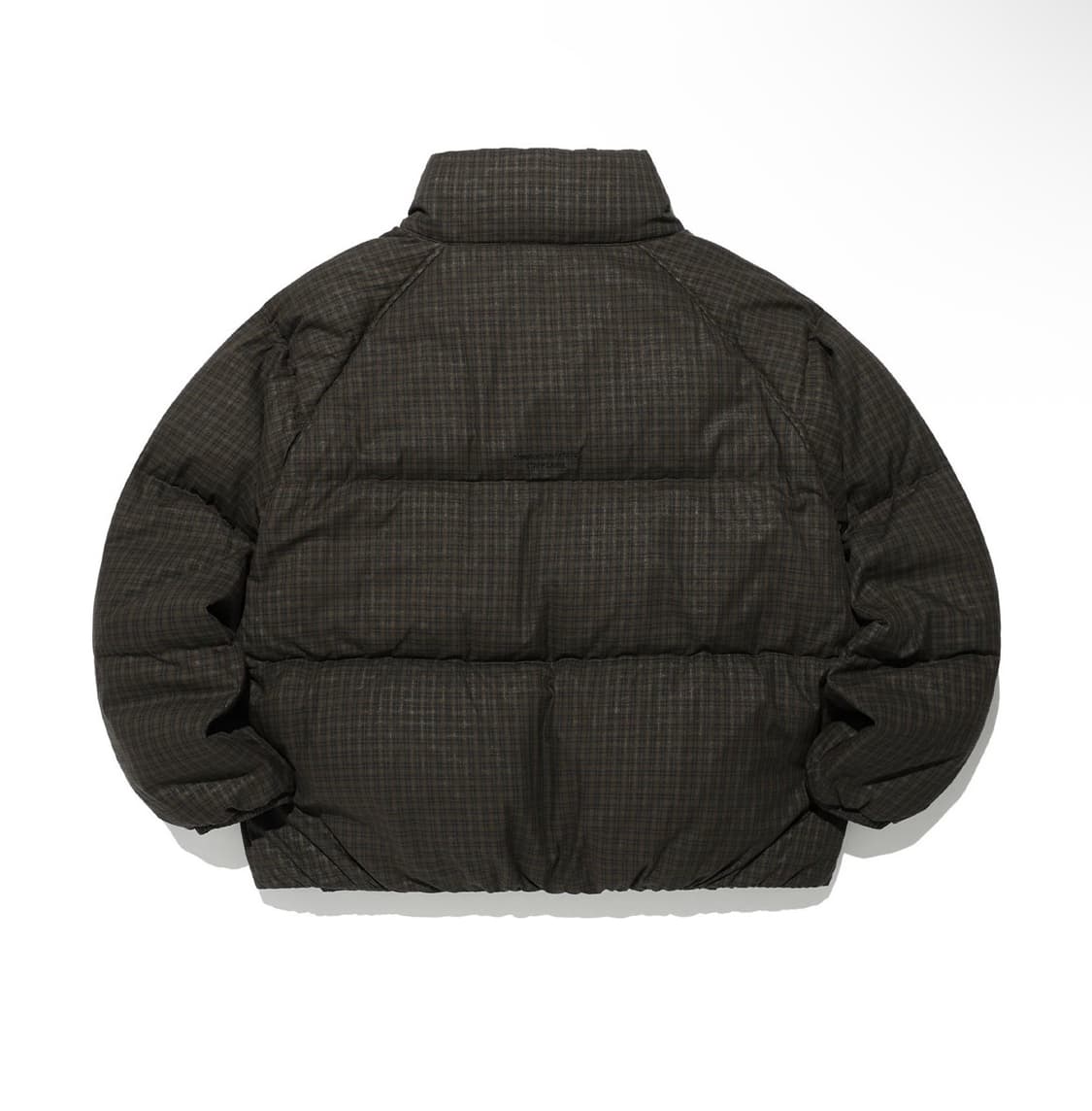 나이스고스트클럽 체크다운 패딩 브라운 상품이미지2