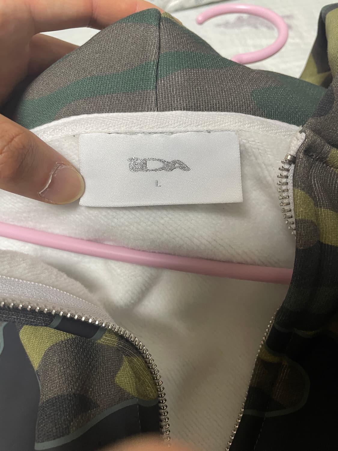 ida camo zip up 상품이미지2