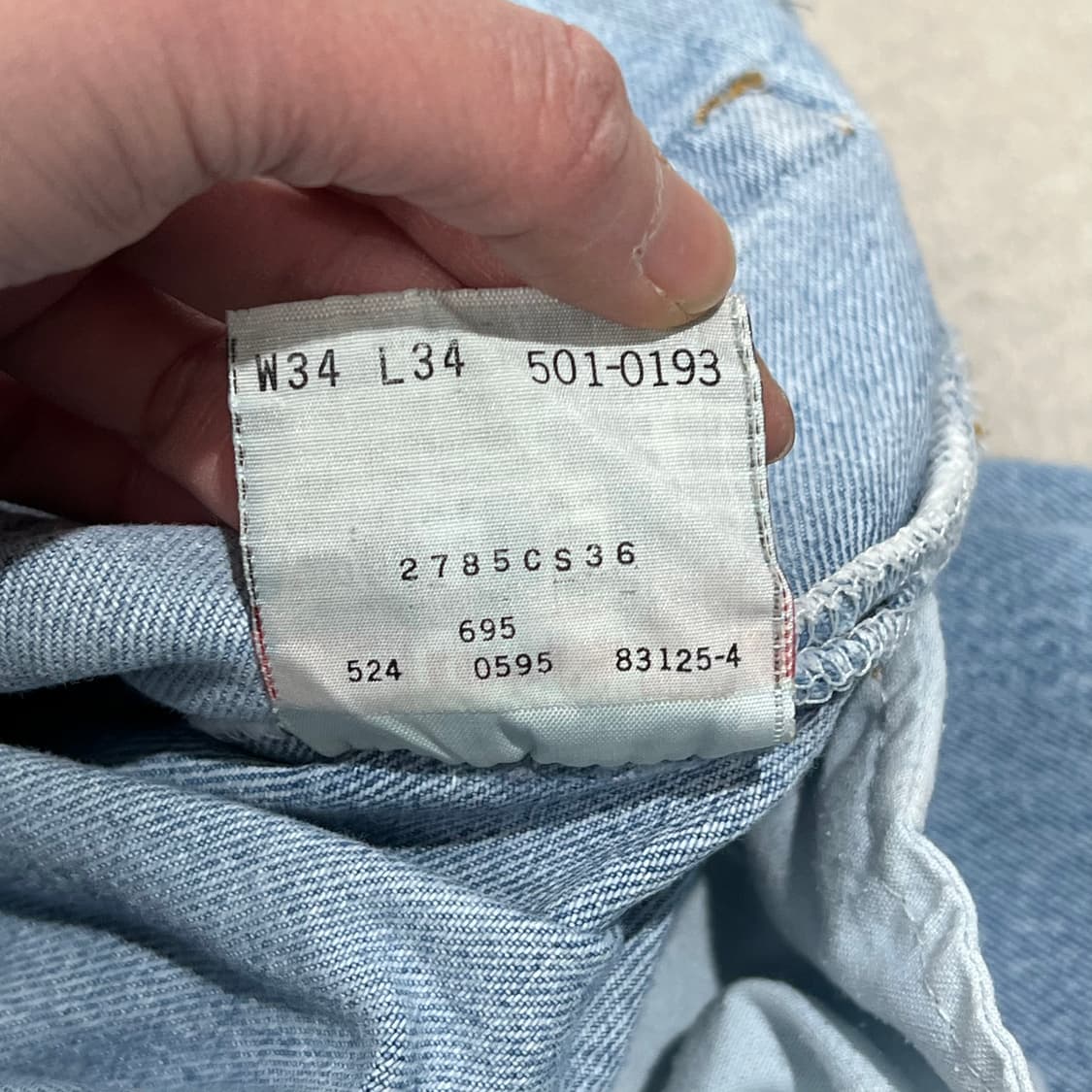 usa 리바이스 501 데님팬츠 s09000 상품이미지10