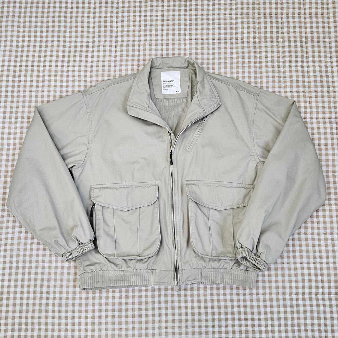 코드그라피 간절기 면자켓 남자100 상품이미지2