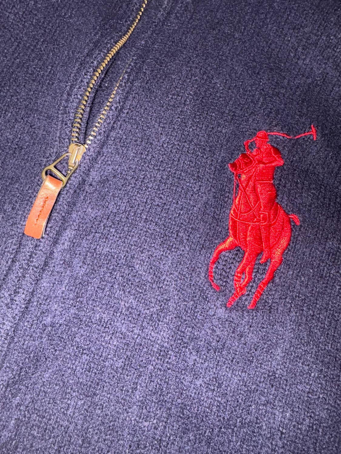 폴로랄프로렌 빅포니 램스울 투웨이 풀집업 상품이미지3