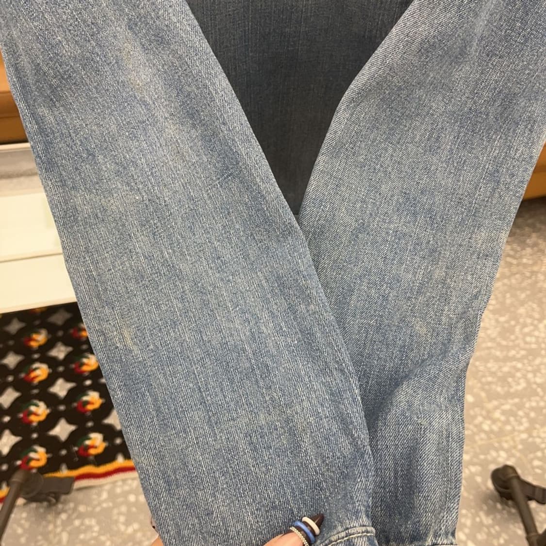 리바이스 올드스쿨 빈티지 워싱 데님 자켓 XL C07937 상품이미지8