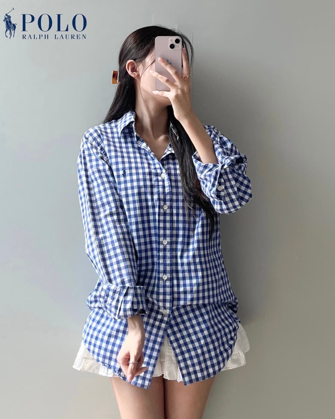 폴로 체크 셔츠  상품이미지3