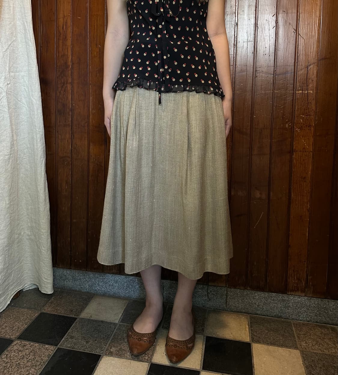 cupra belt skirt 상품이미지2