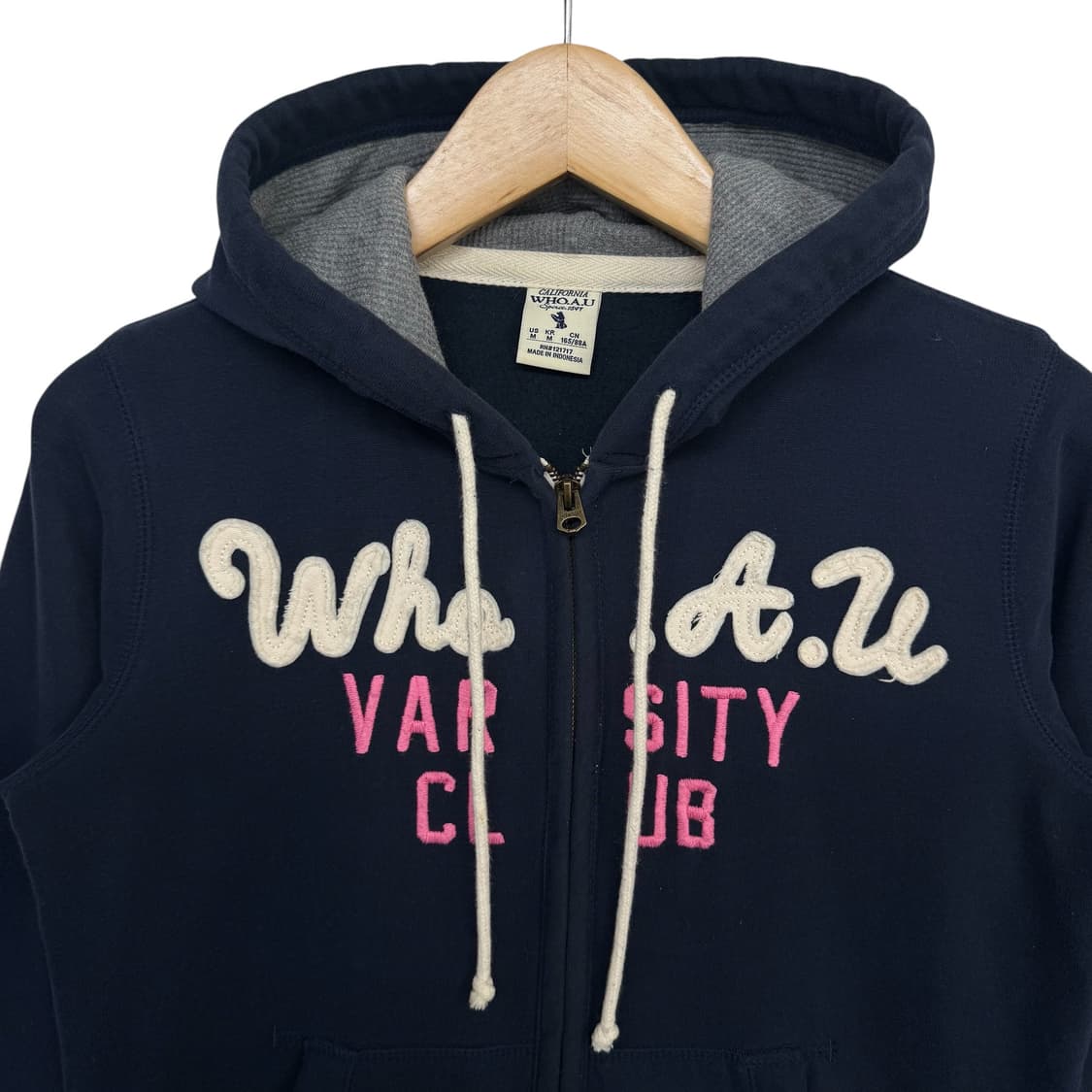 후아유 아치로고 후드집업 상품이미지2