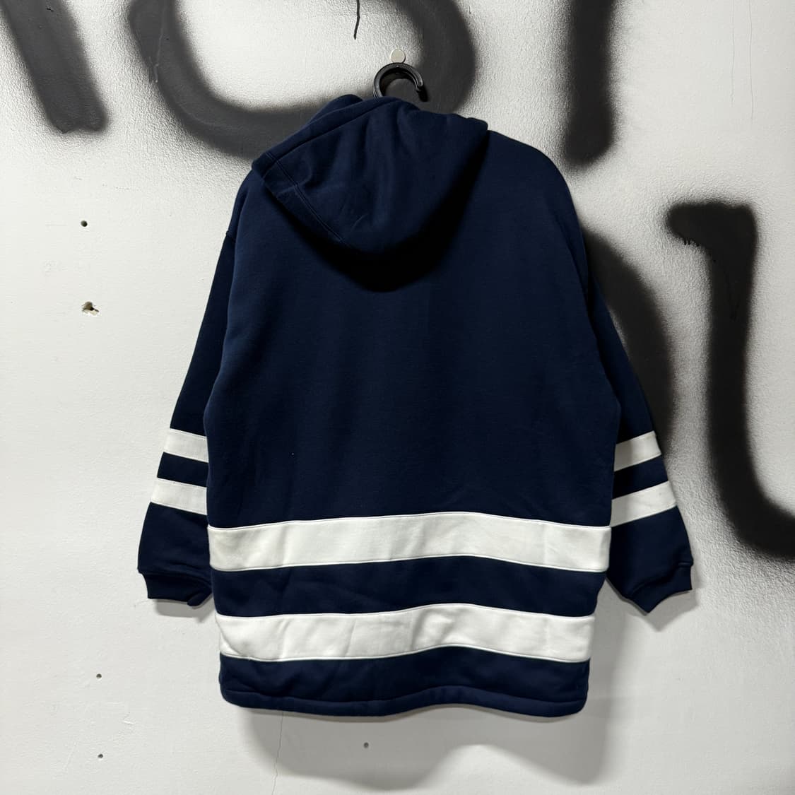 Ellesse 엘레쎄 안감 보아털 플리스 올드스쿨 배색 집업후디 상품이미지2