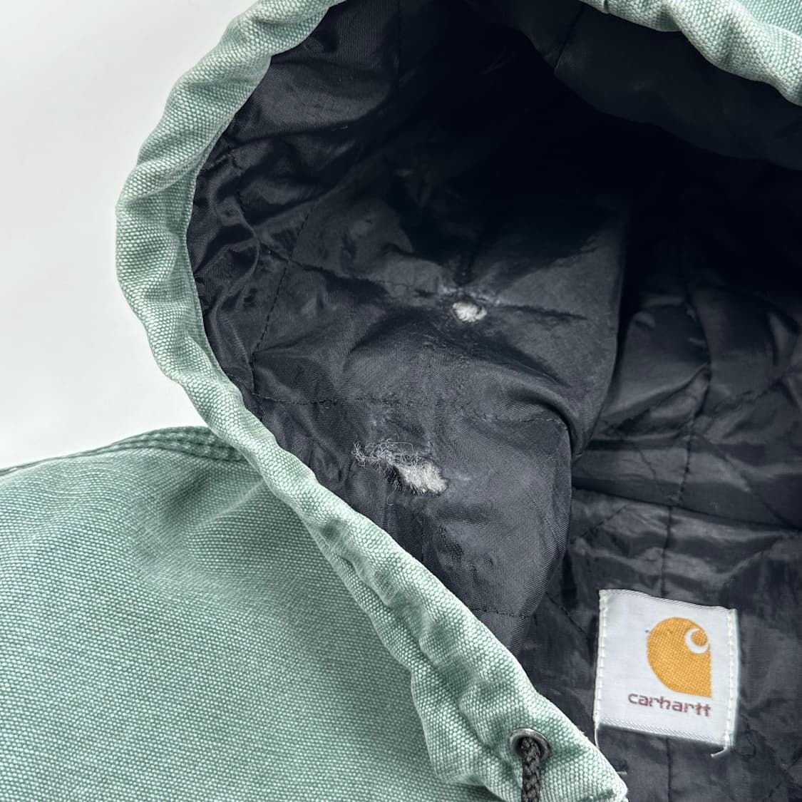 (하자존재) 칼하트 OG 덕액티브 워크자켓 민트 L 상품이미지7