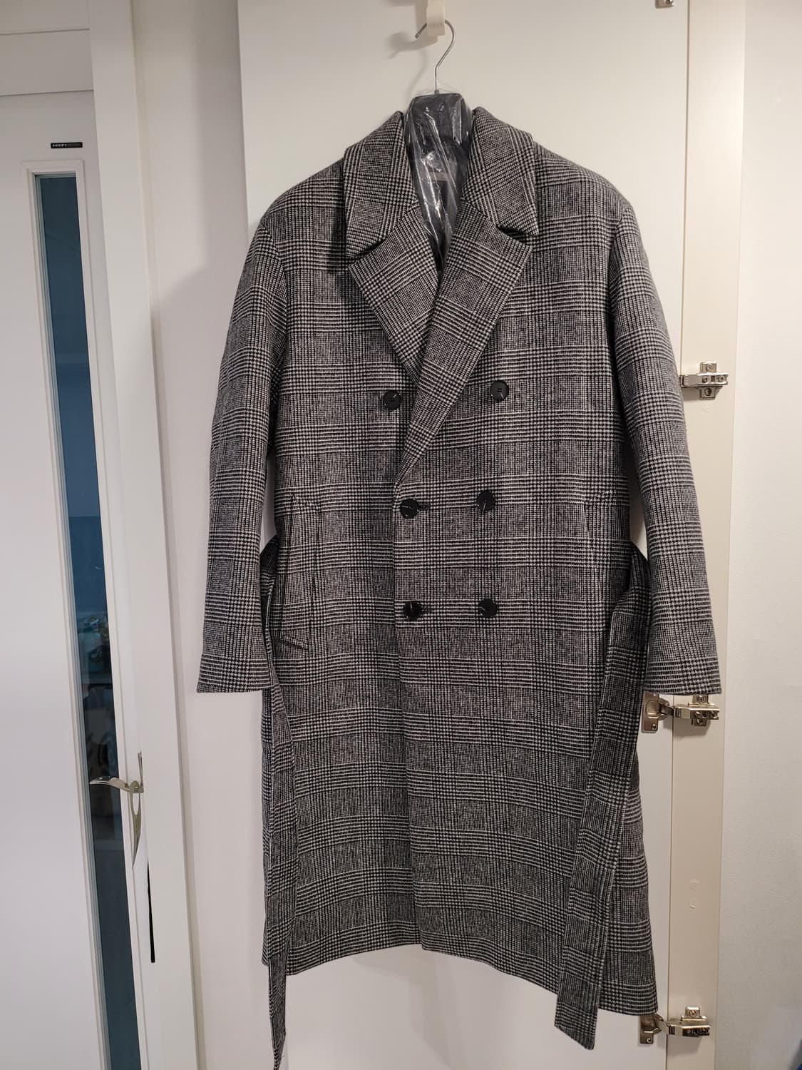 DRAWFIT 드로우핏 하운드투스 글렌체크 코트  상품이미지1