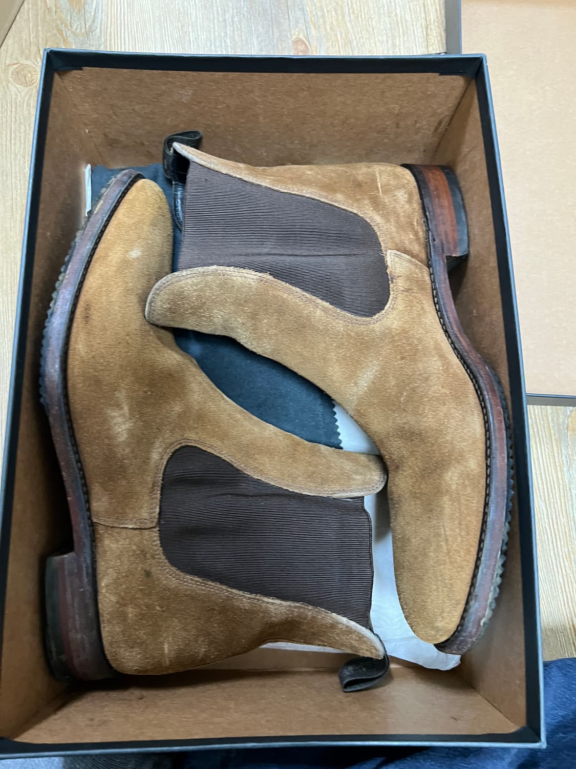 택포9) Loake 로크 미첨 스웨이드 첼시부츠 uk6.5 260 상품이미지7