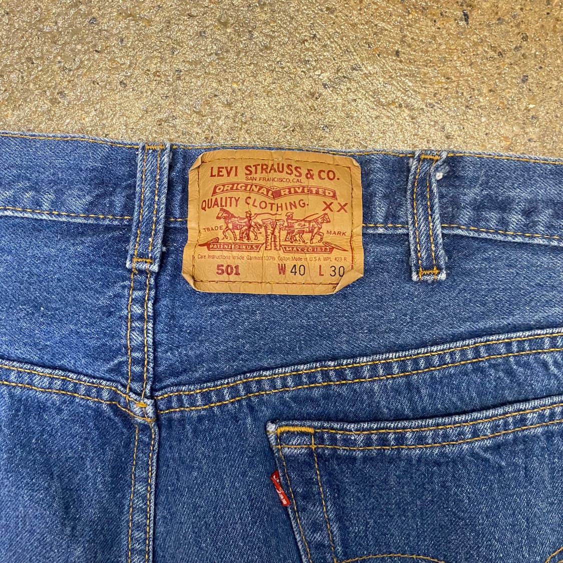 미국 빈티지 리바이스 501 청바지  상품이미지9