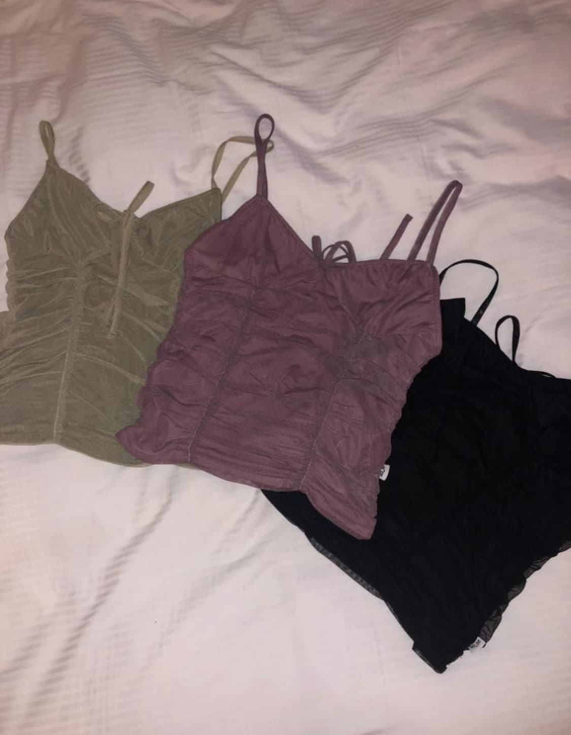 애즈온 셔링 슬리브리스 카키 상품이미지1