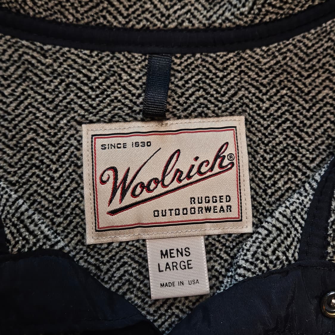 90s 울리치 헤링본 플리스 스냅티 상품이미지3