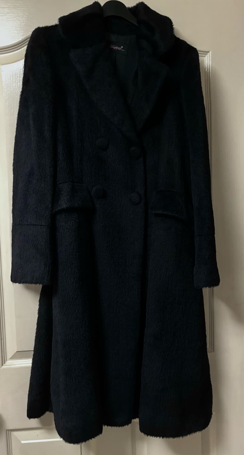 네이비 울 롱코트 상품이미지1