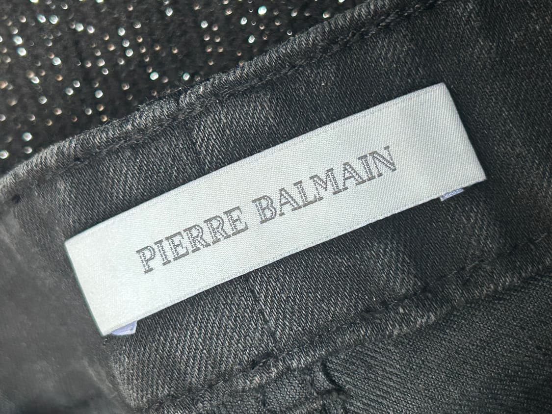PIERRE BALMAIN 블랙 슬림핏 데님팬츠  상품이미지4