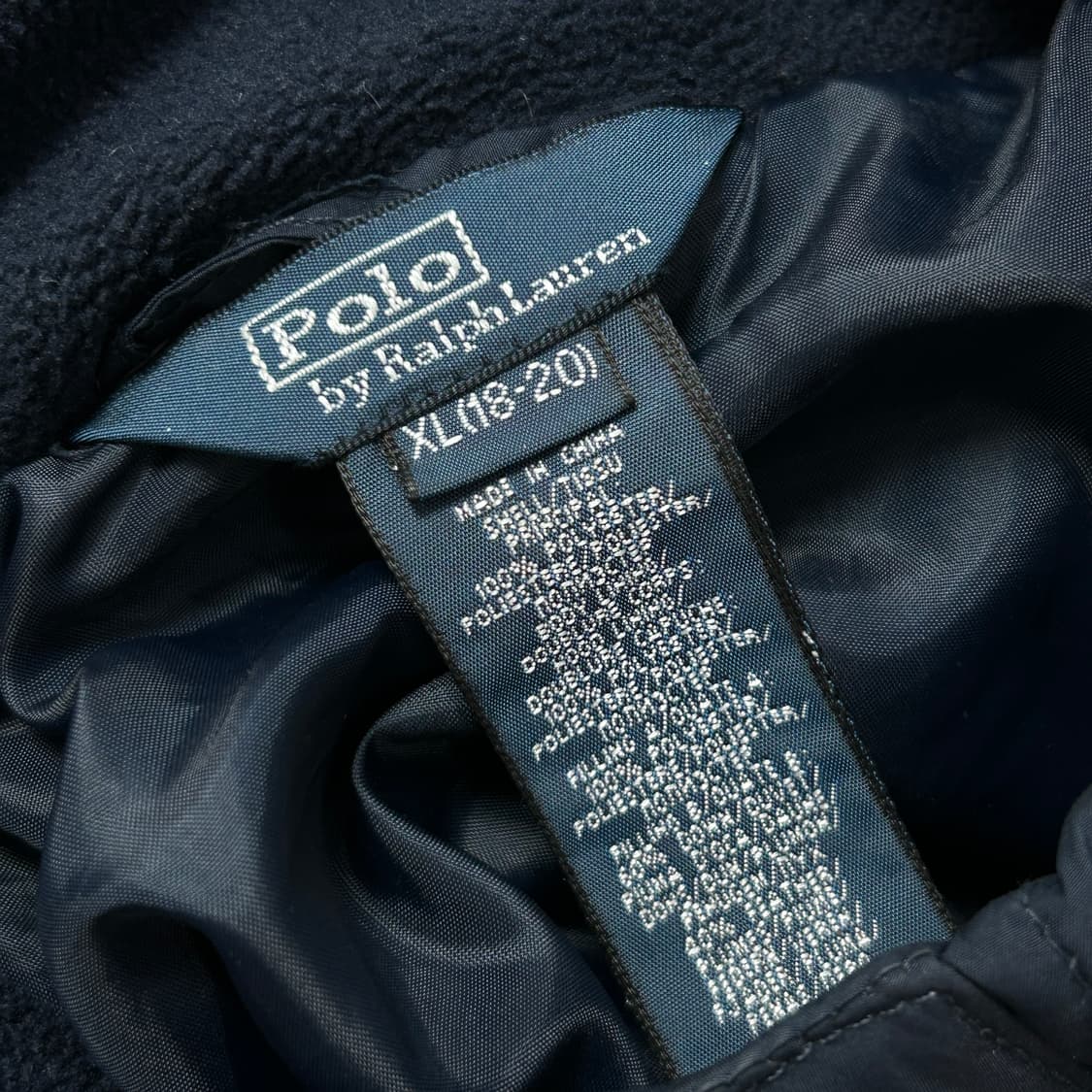 폴로 네이비 빅포니 패딩(18-20) 상품이미지2