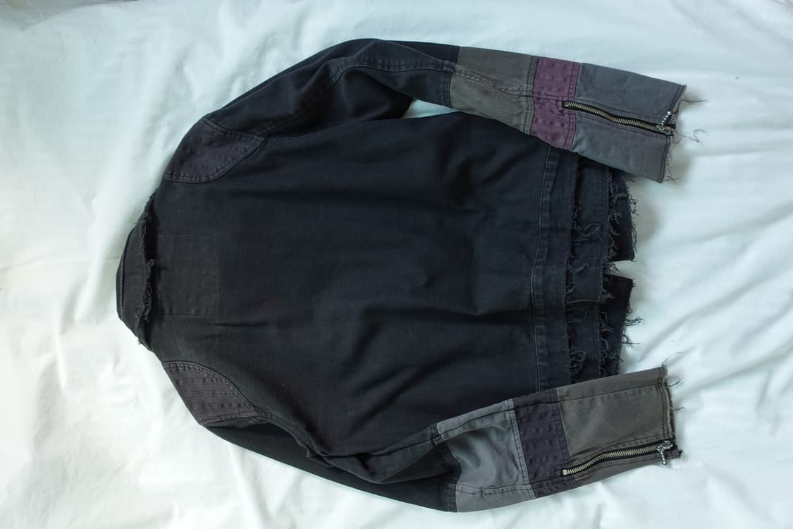 Button color block jacket 상품이미지3