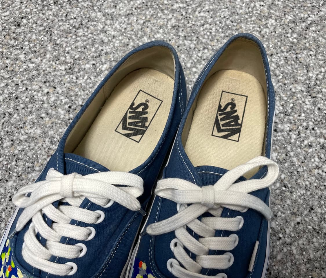 반스 어센틱 사이즈 285 네이비컬러(반스 커스텀) 상품이미지4