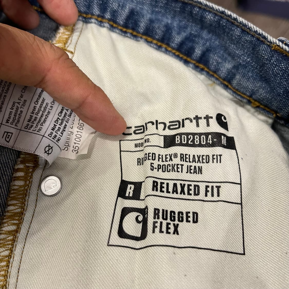 Carhartt denim relaxed fit 31x30 상품이미지5