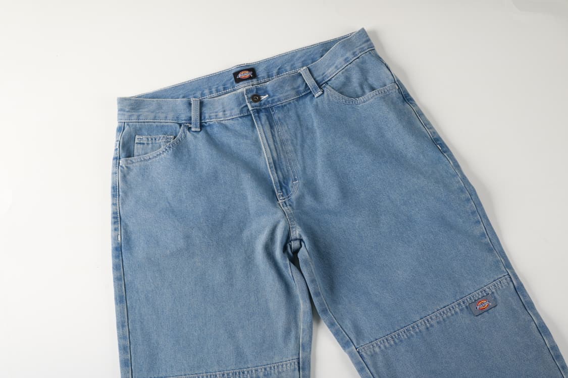 [34인치] 디키즈 더블니 루즈핏 데님팬츠 상품이미지2