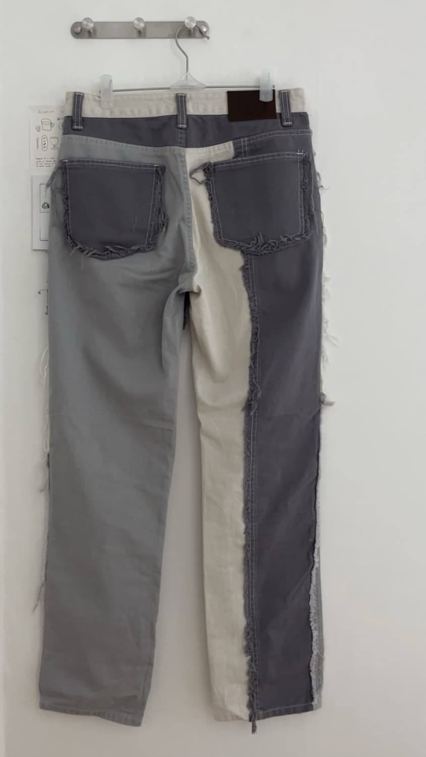 패치 포인트 팬츠 그레이 상품이미지2