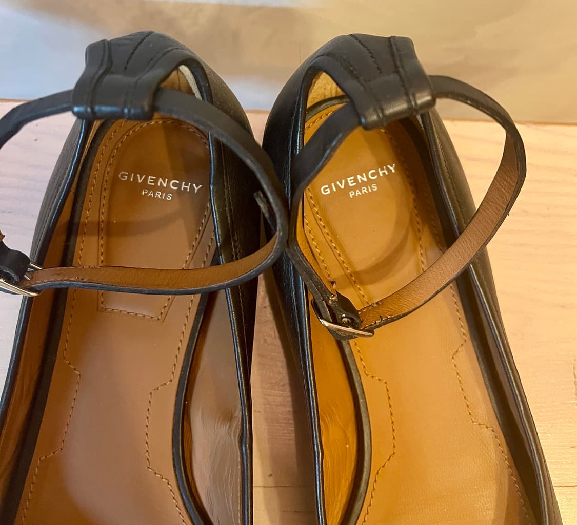 지방시 Givenchy투톤 캡토 앵클 스트랩 플랫슈즈 (235mm) 상품이미지2
