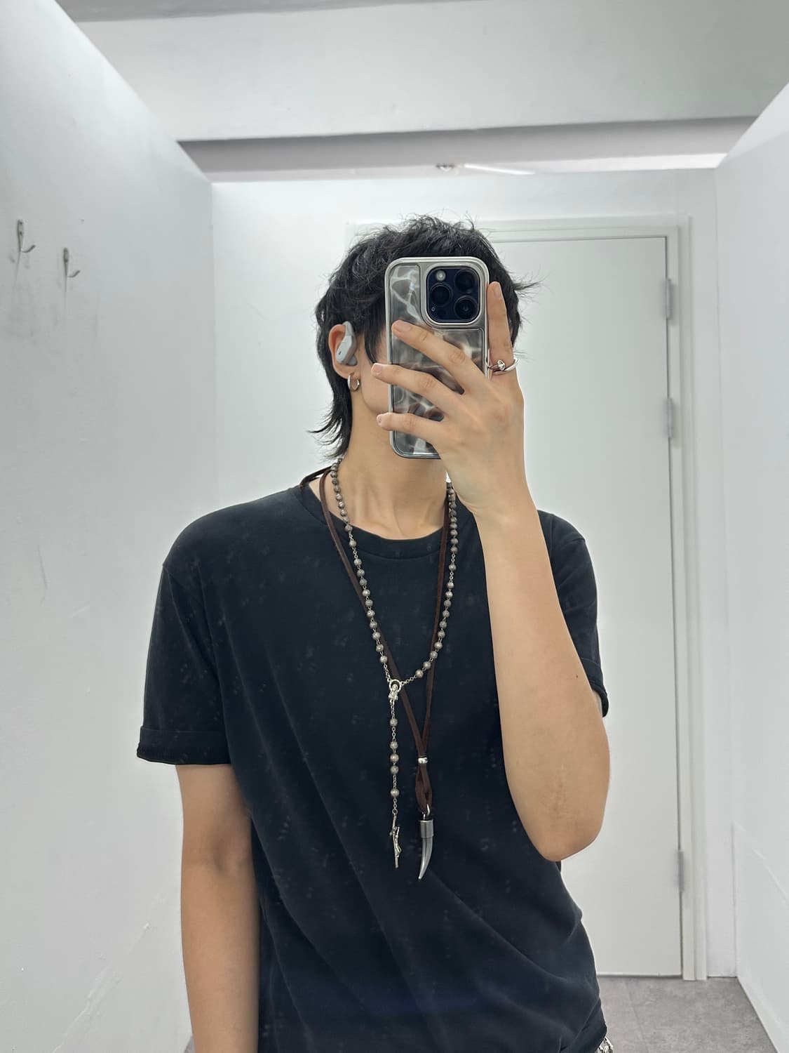Antique dark cross crucifix necklace  상품이미지9