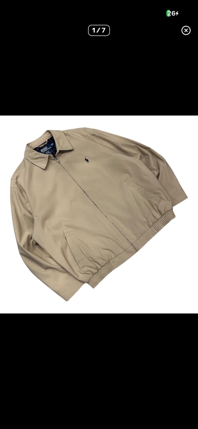 폴로랄프로렌 폴리쉘 커피 베이지 블루종 자켓 상품이미지4