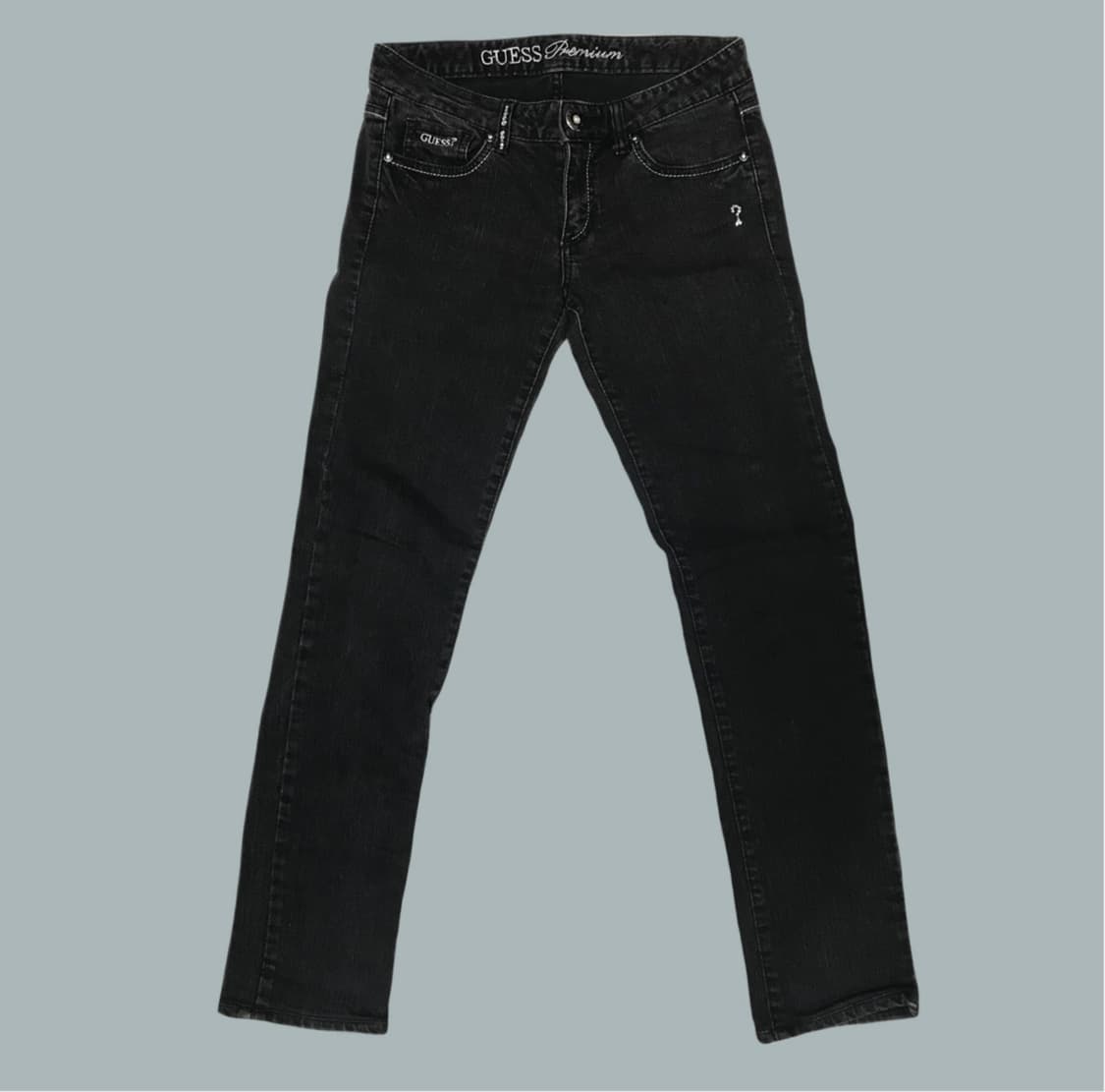 게스 큐빅 로우라이즈 팬츠 상품이미지1