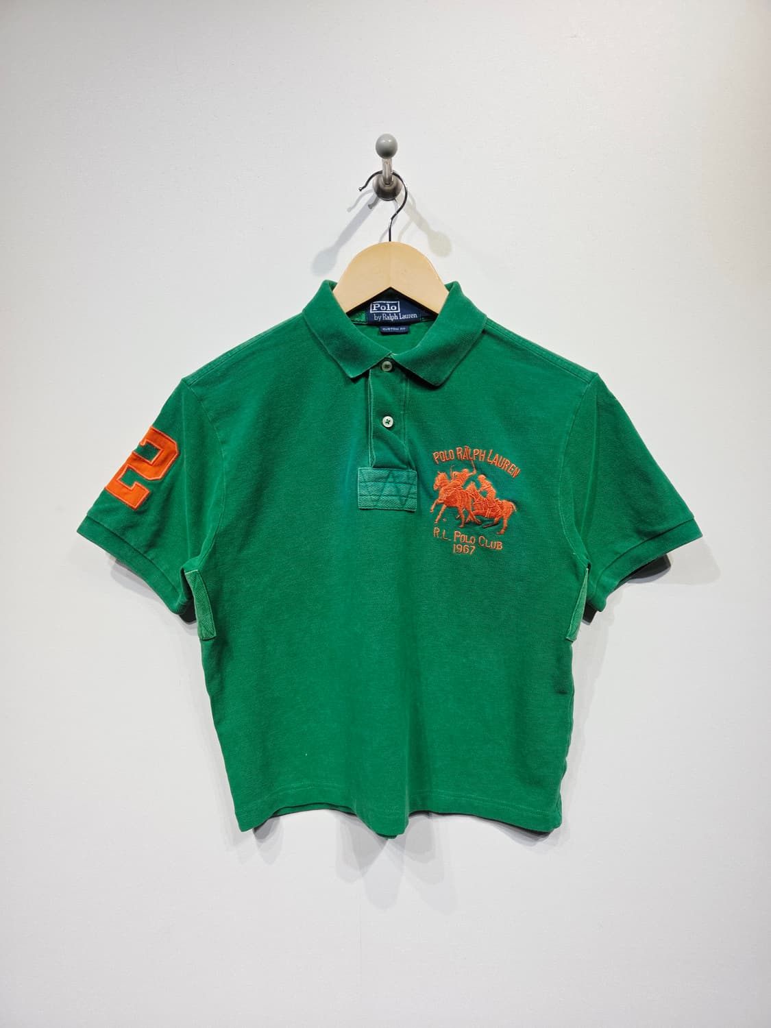 폴로 랄프로렌 커스텀핏 폴로클럽 카라티 그린 상품이미지2