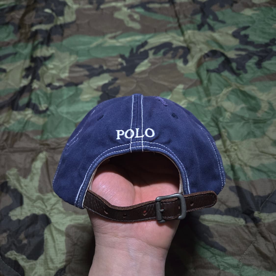 00s Vintage Polo Ralph Lauren Twill Cap 상품이미지7