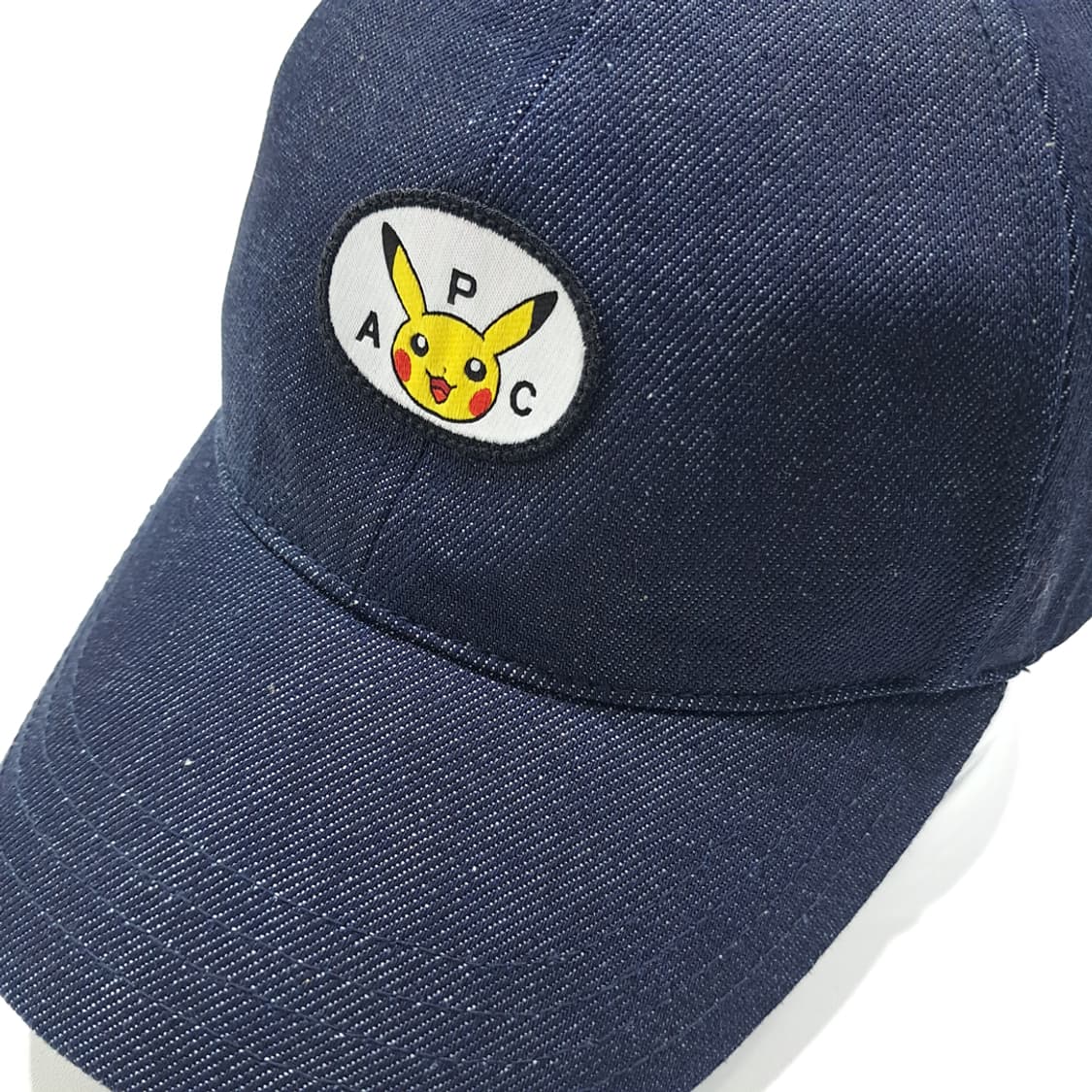 CL859 A.P.C. & 포켓몬 2023 피카츄 패치 인디고 데님 볼 상품이미지1