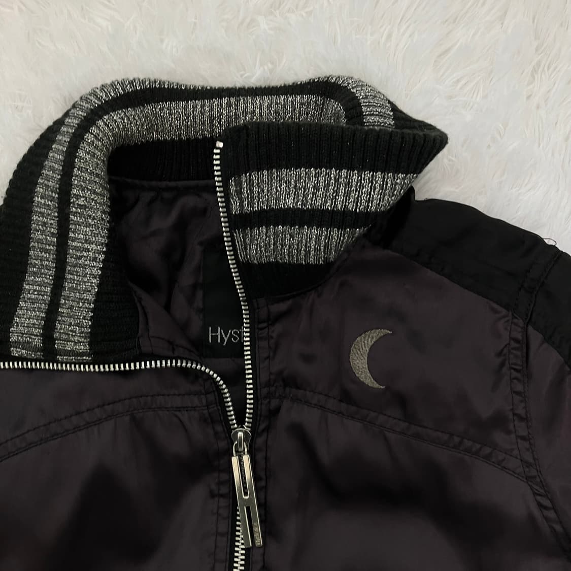 히스테리 글래머 문워크 누빔 블루종 y2k 스트릿 갸루 펑키 일본 상품이미지6