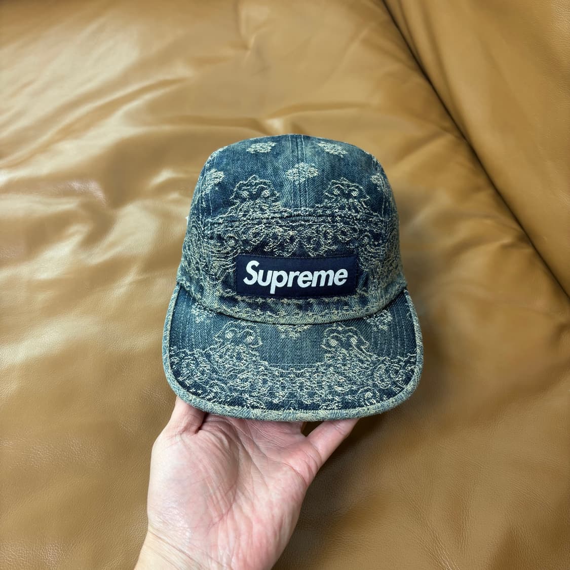 Supreme 슈프림 반다나 데님 캠프캡 모자 Bandana Denim 상품이미지2