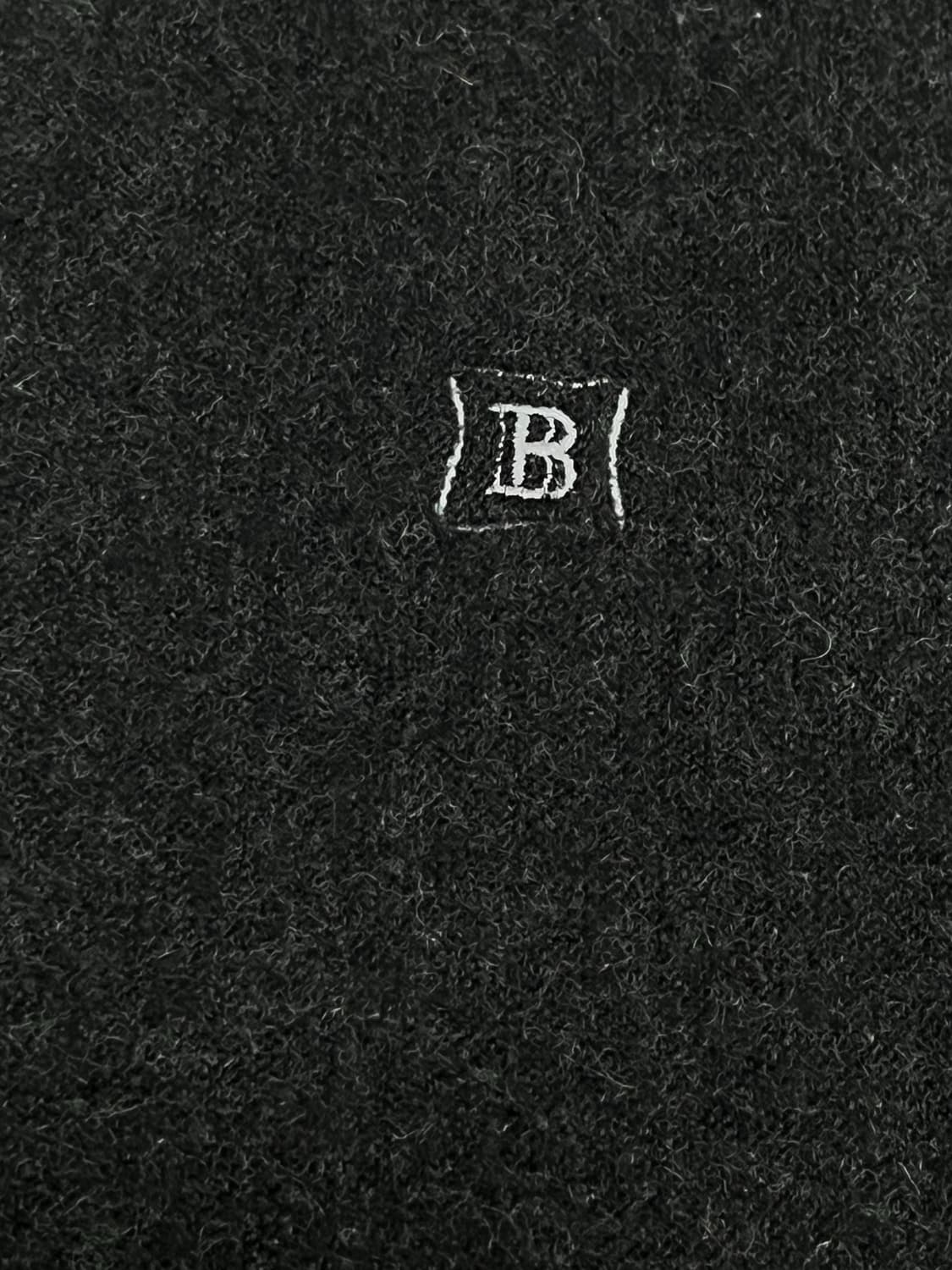 Vintage 발망 울100% 니트 가디건 100 다크그레이 상품이미지9