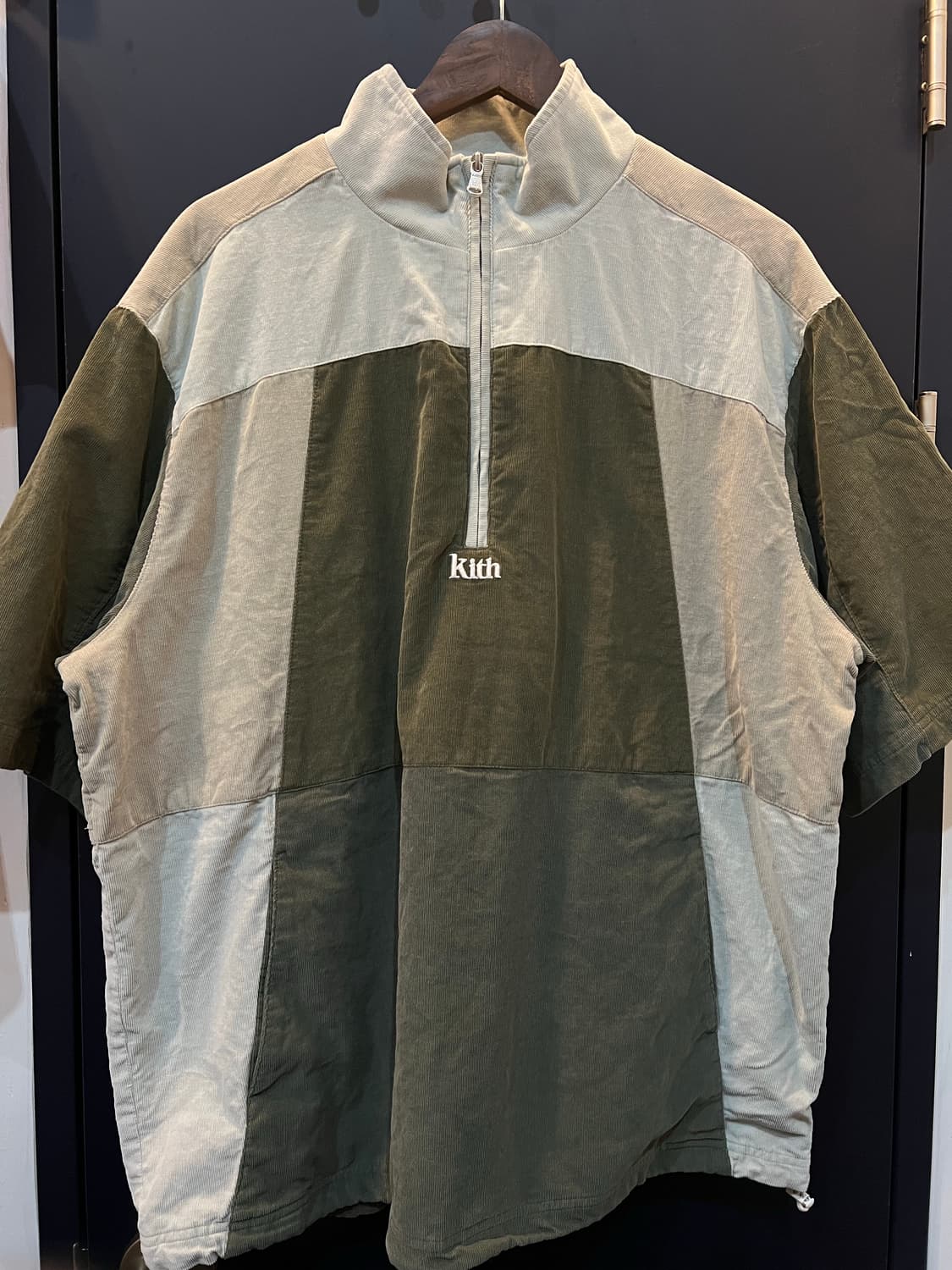 Kith 키스 마이크로 코드 레트로 코듀로이 반팔 윈드셔츠 상품이미지1