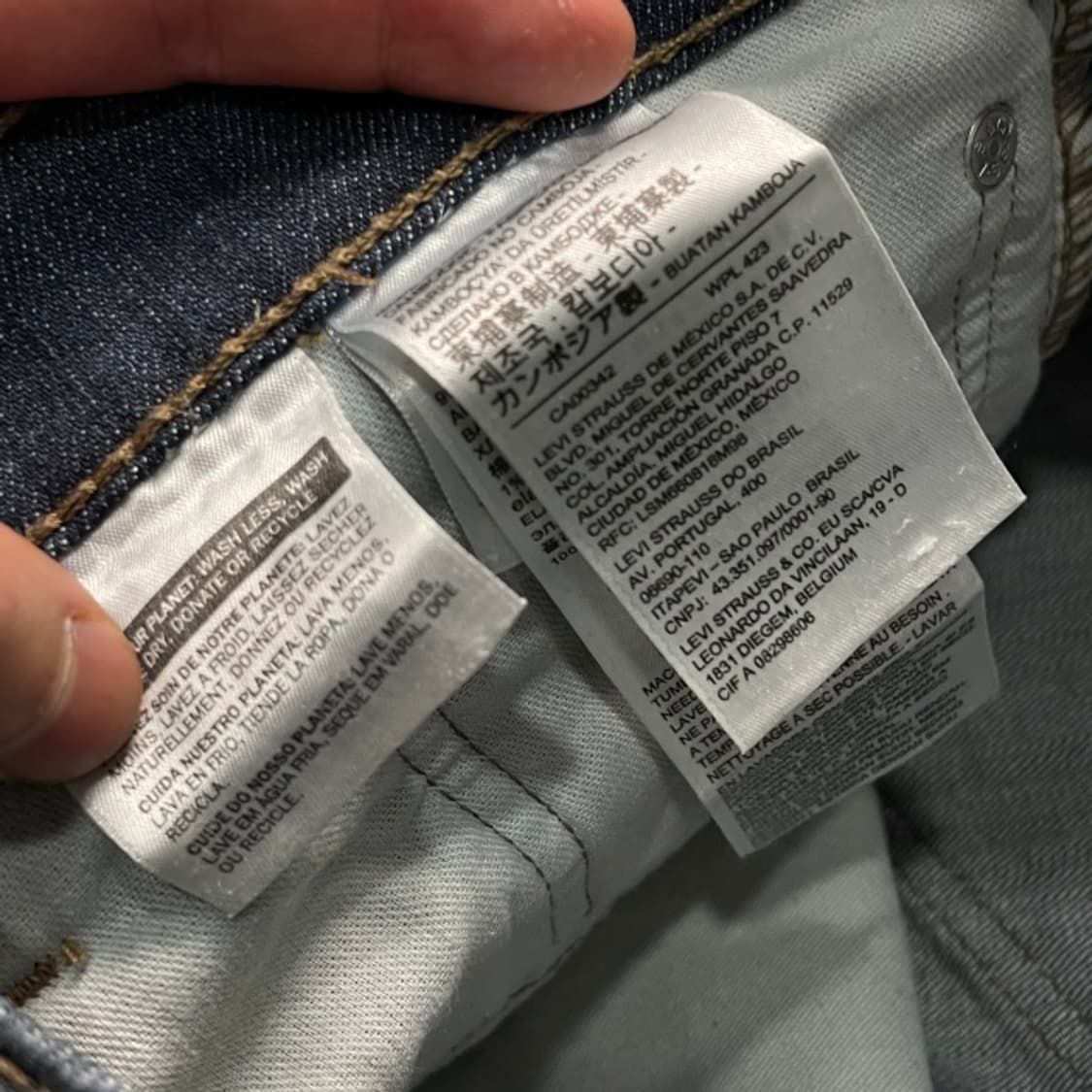 34 리바이스 511 청바지  상품이미지3