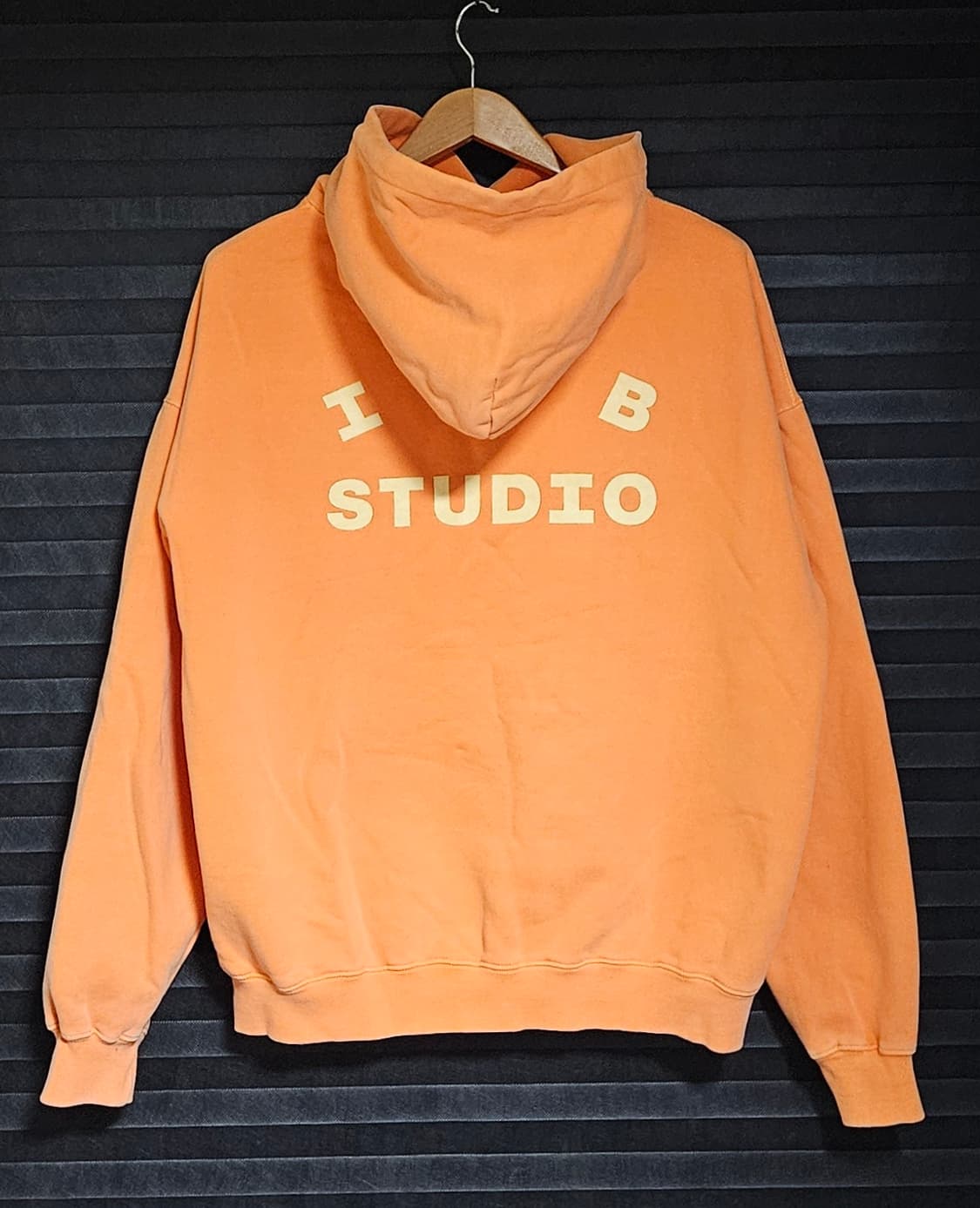 XL 아이앱 스튜디오 피그먼트 후드티 살몬 상품이미지2