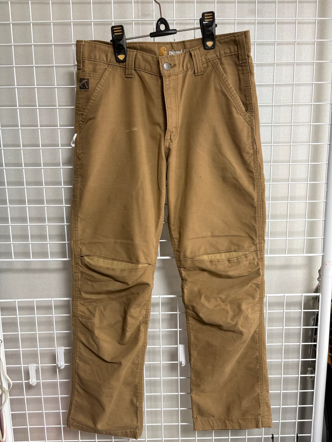  칼하트 relaxed fit 브라운 팬츠 32x32 상품이미지2