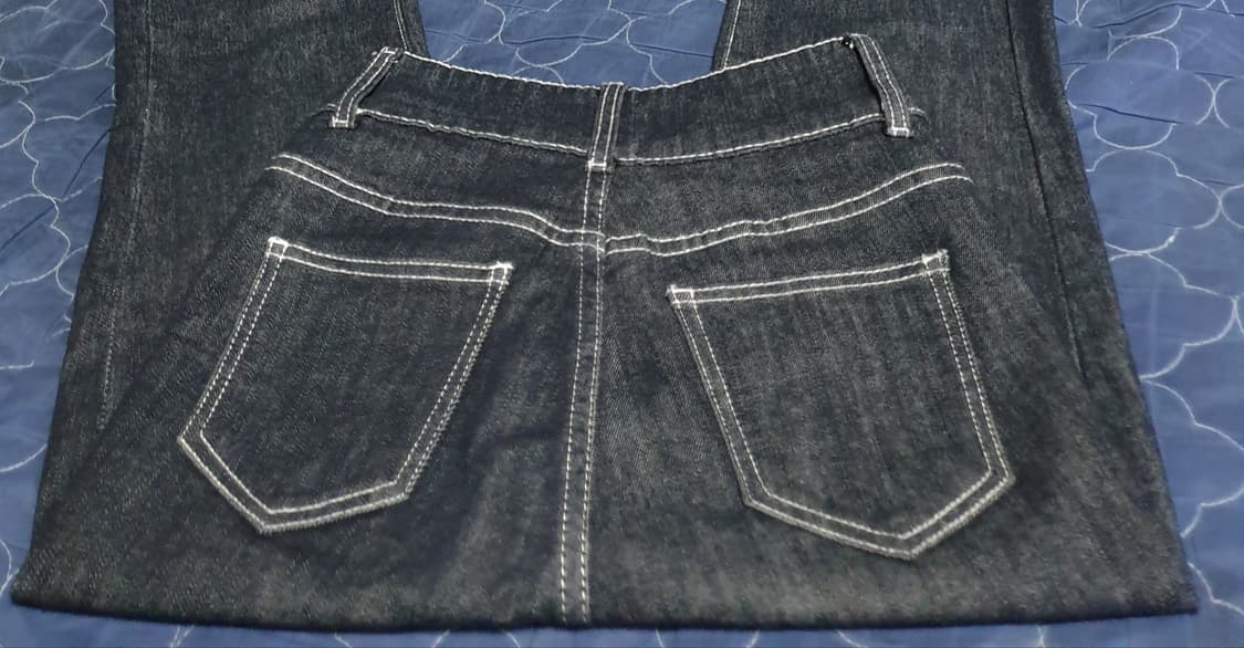 여성 스판 부츠컷 스티치 데님 팬츠 (26) 상품이미지3