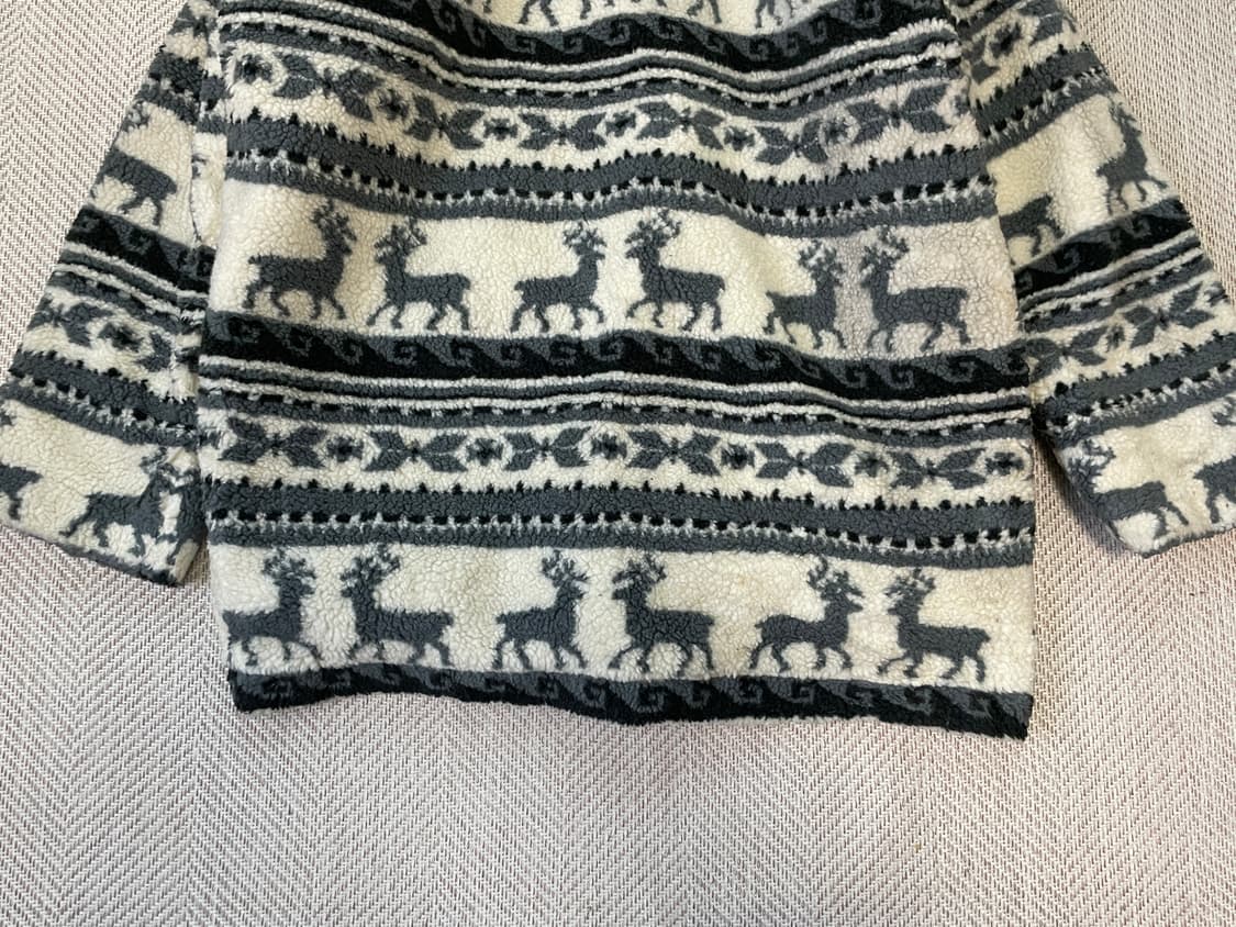 빈티지 캐나다 해비 울 노르딕 더플 코트  상품이미지9