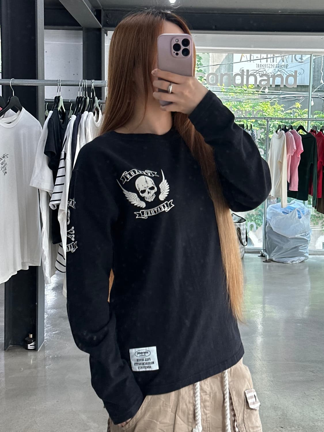 벤슨 스터드큐빅 스컬 본 롱슬리브 상품이미지3