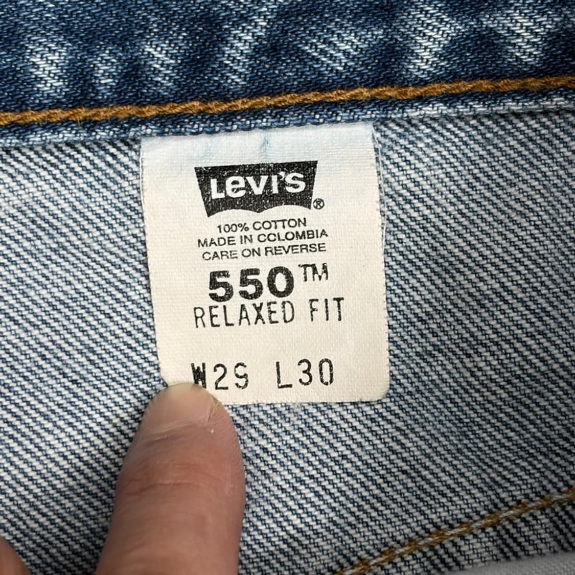 LEVI'S 550 테이퍼드 레그 데님진 29X30 상품이미지4