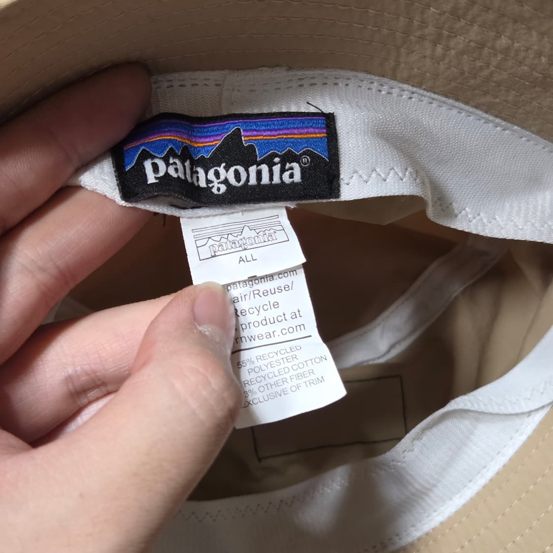 파타고니아 베이지 버킷햇 상품이미지5