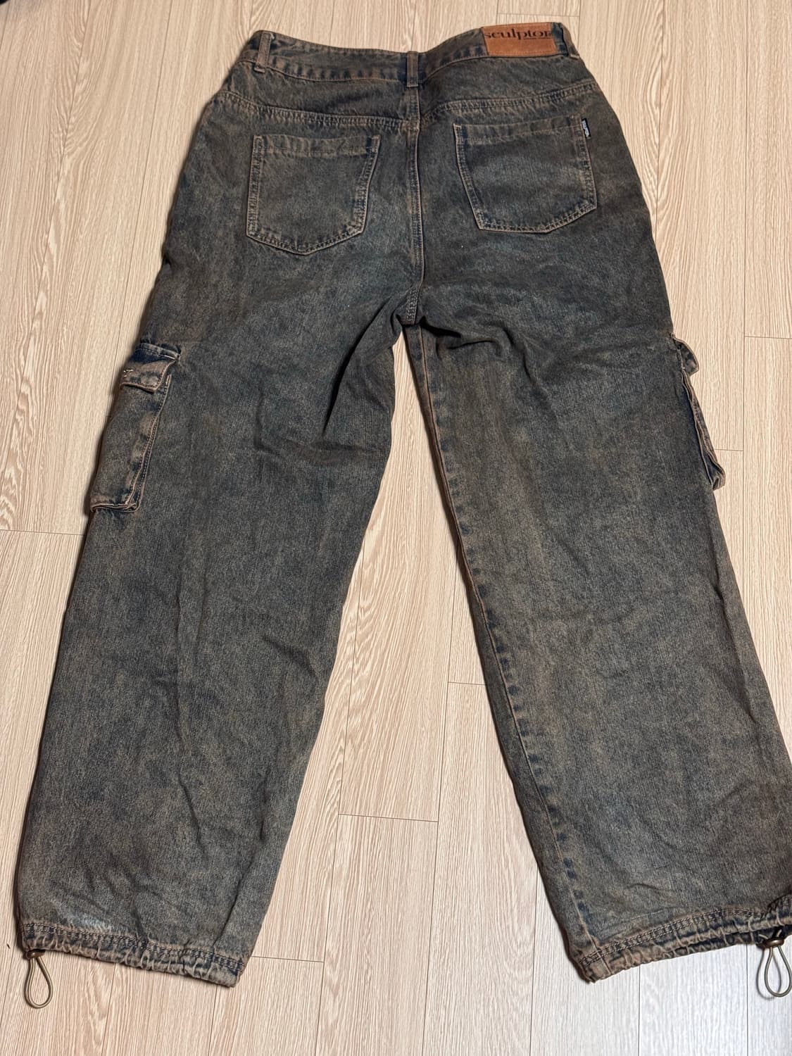 스컬프터 카고 조거팬츠 브라운 M사이즈 팝니다 상품이미지2