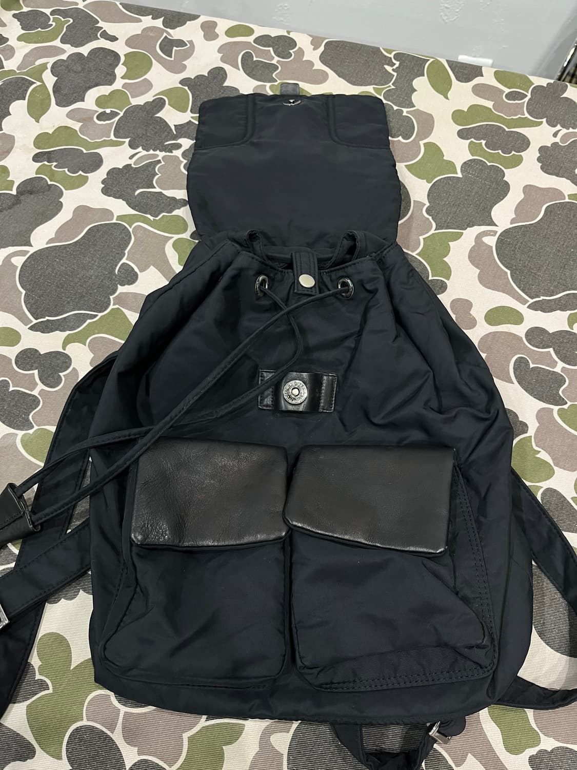 톰보이 소가죽 트리밍 미니 백팩 상품이미지4