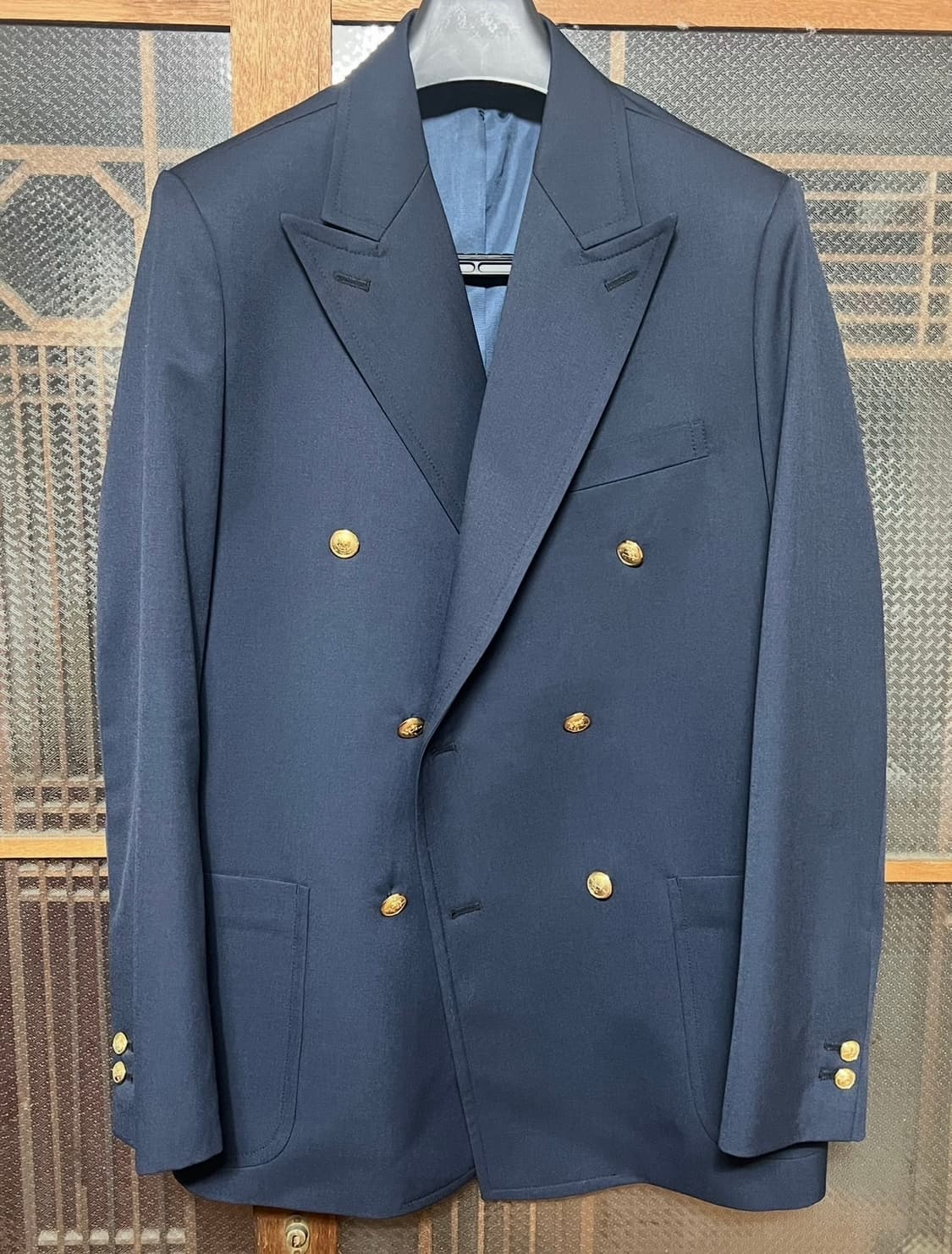 [3]리넥츠 네이비 더블 금장블레이저 상품이미지1