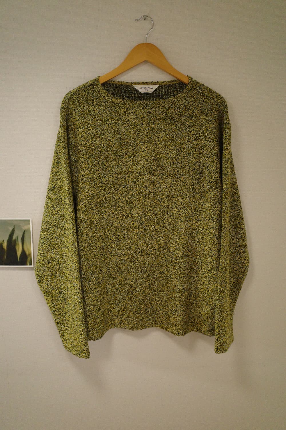 애프터프레이 보트넥 롱 슬리브 셔츠 상품이미지1