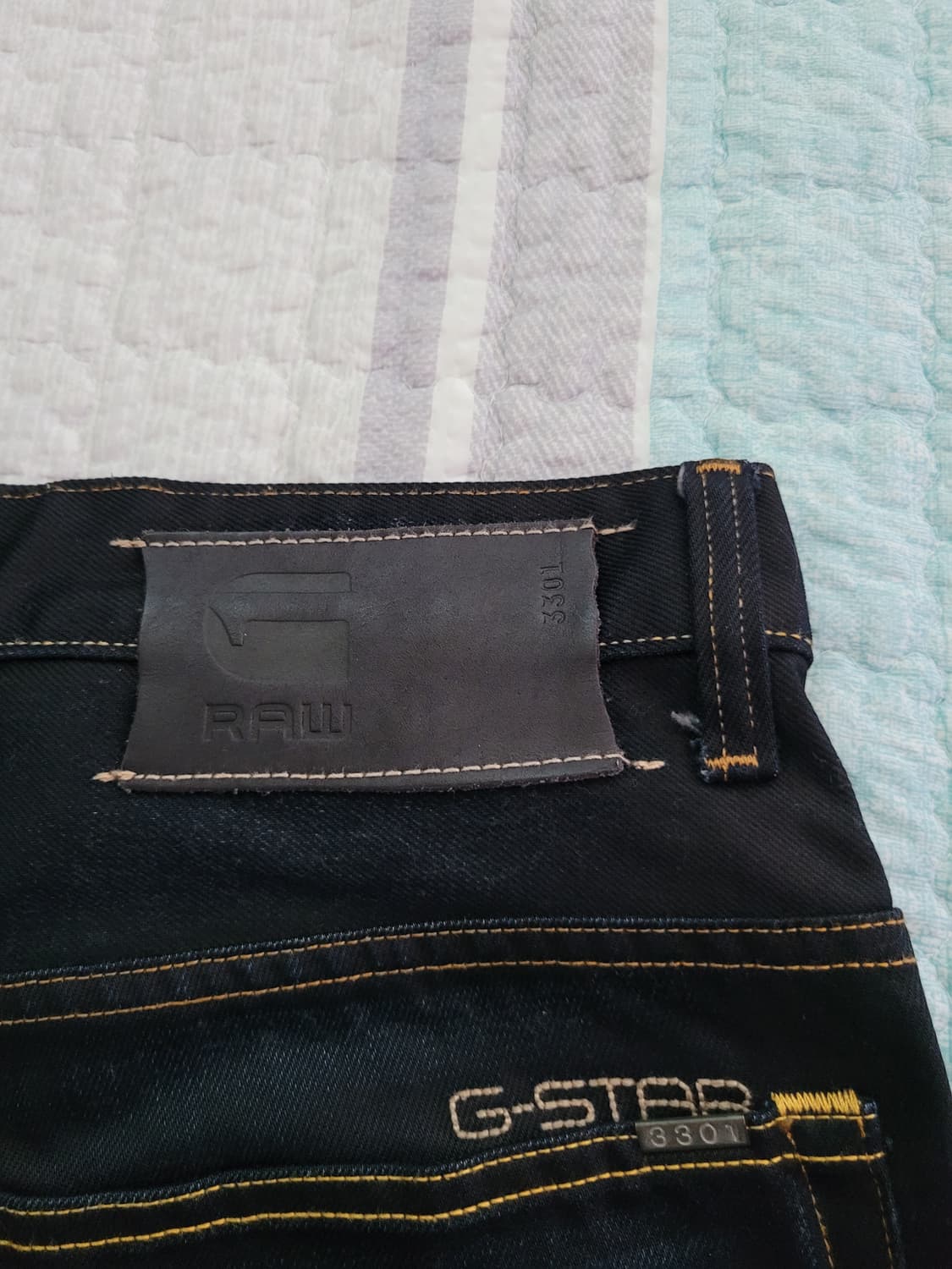 지스타로우 G star raw 3301 스트레이트 다크블루데님 29사이즈 상품이미지9